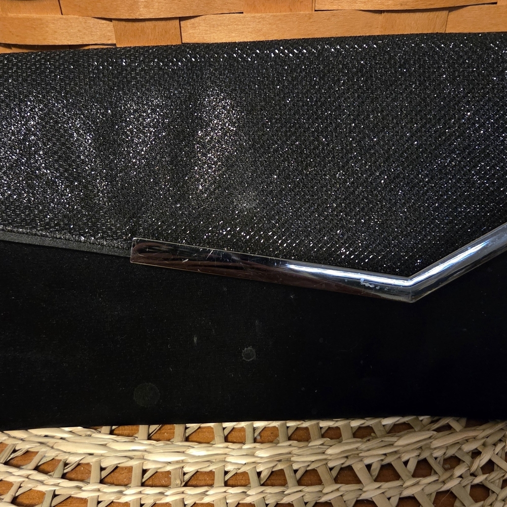 White House Black Market Black Clutch Wristlet